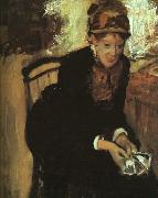 Edgar Degas Portrait of Mary Cassatt Germany oil painting reproduction